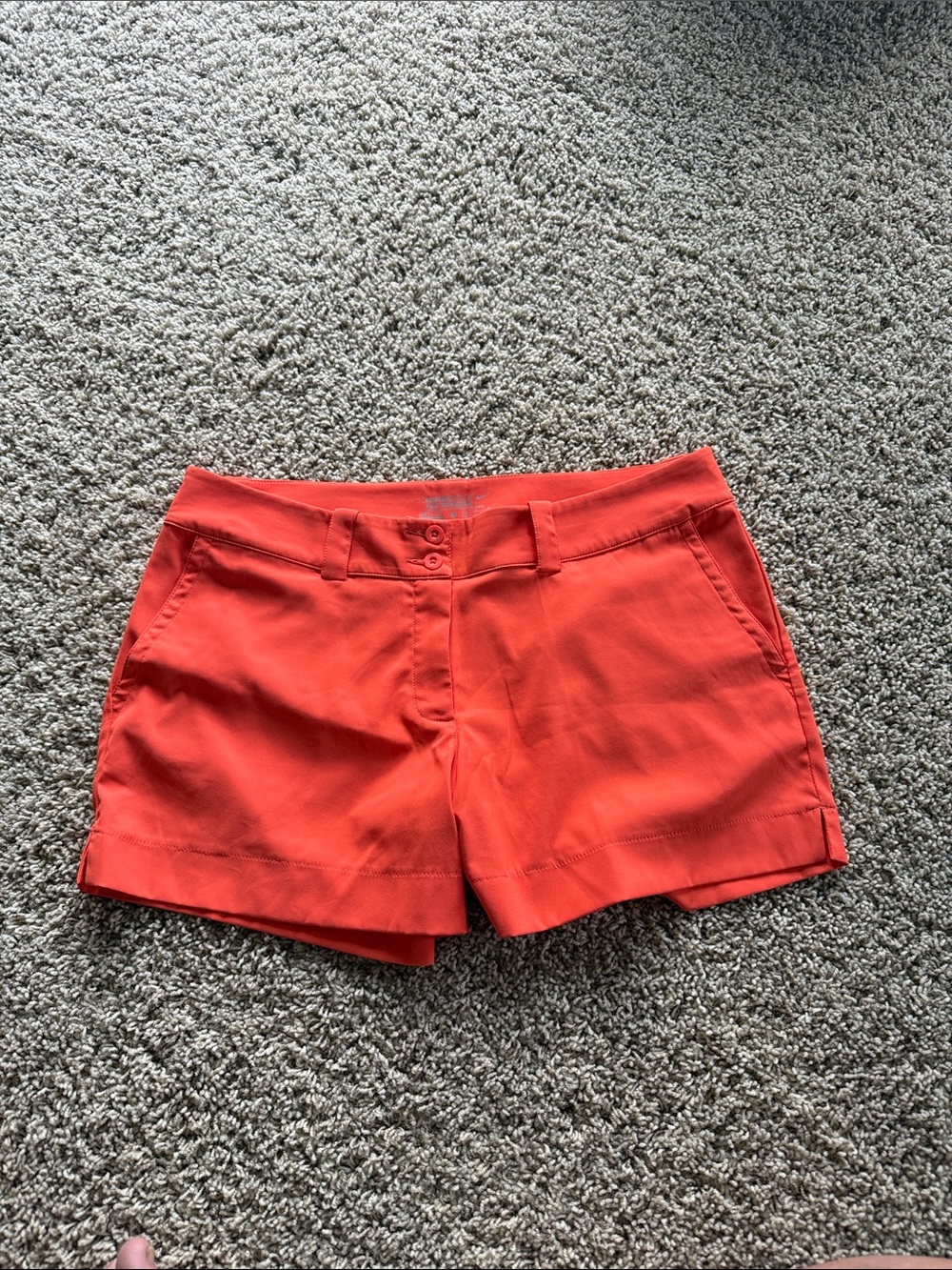 Nike Orange Women's Casual Shorts